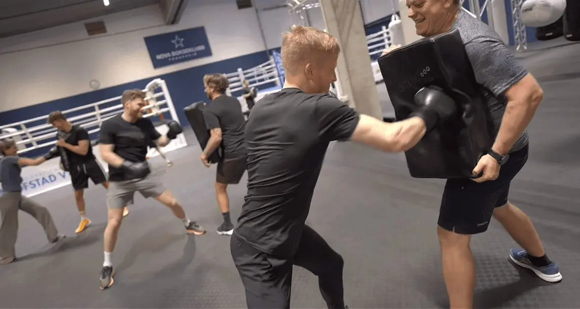 Boksetrening under Knockout på Kreft